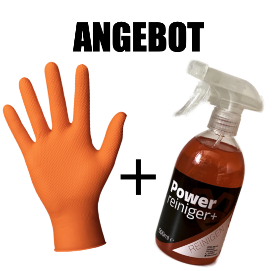 ANGEBOT! Handschuhe+PowerReiniger