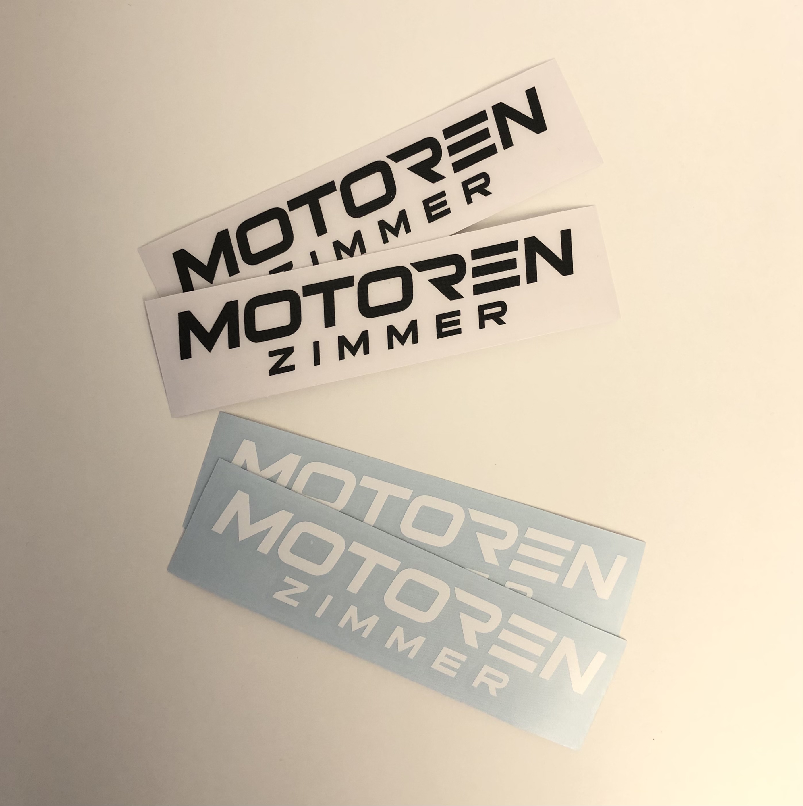 Sticker Paket Schwarz+Weiß "Klein"