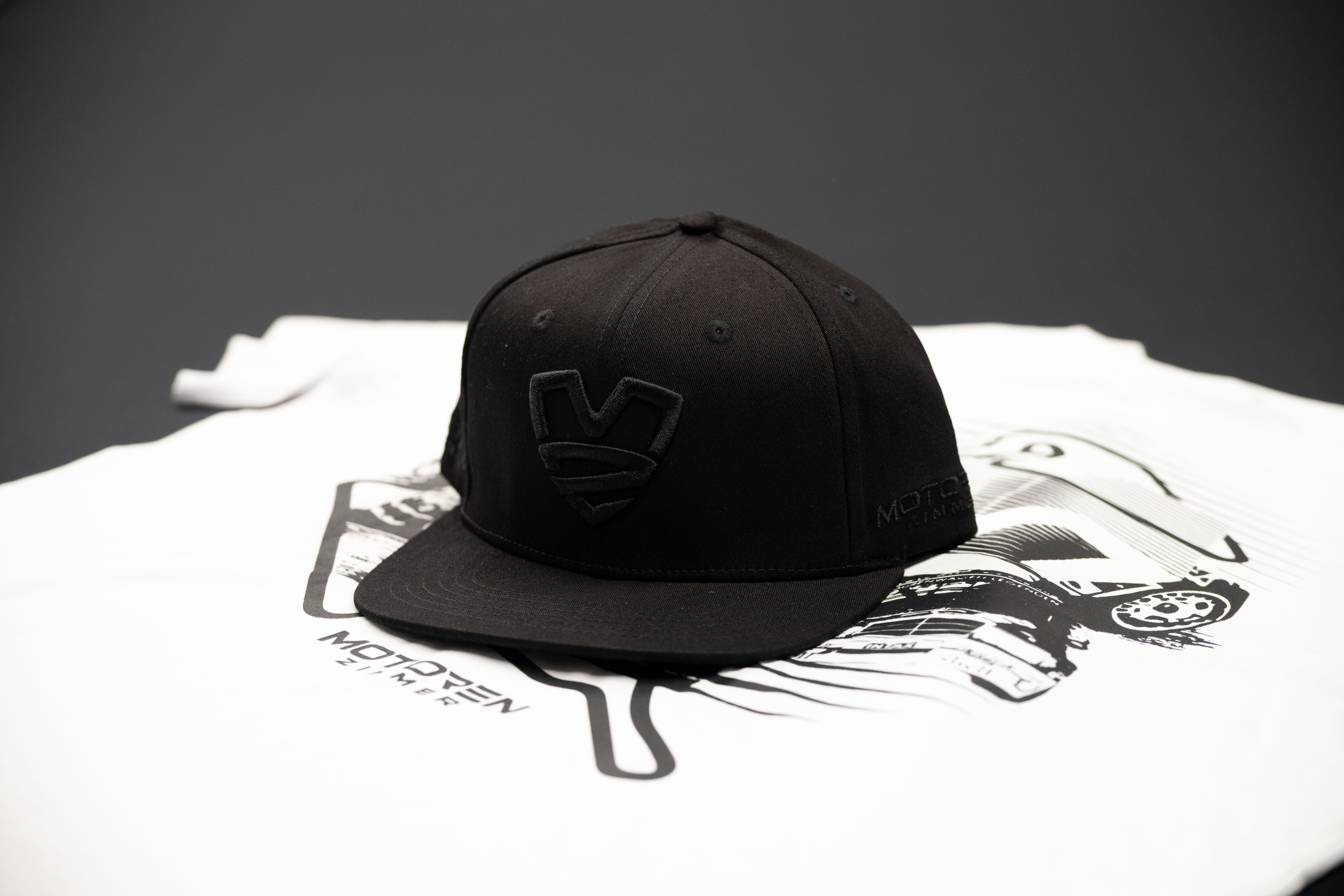 Black Snapback Cap