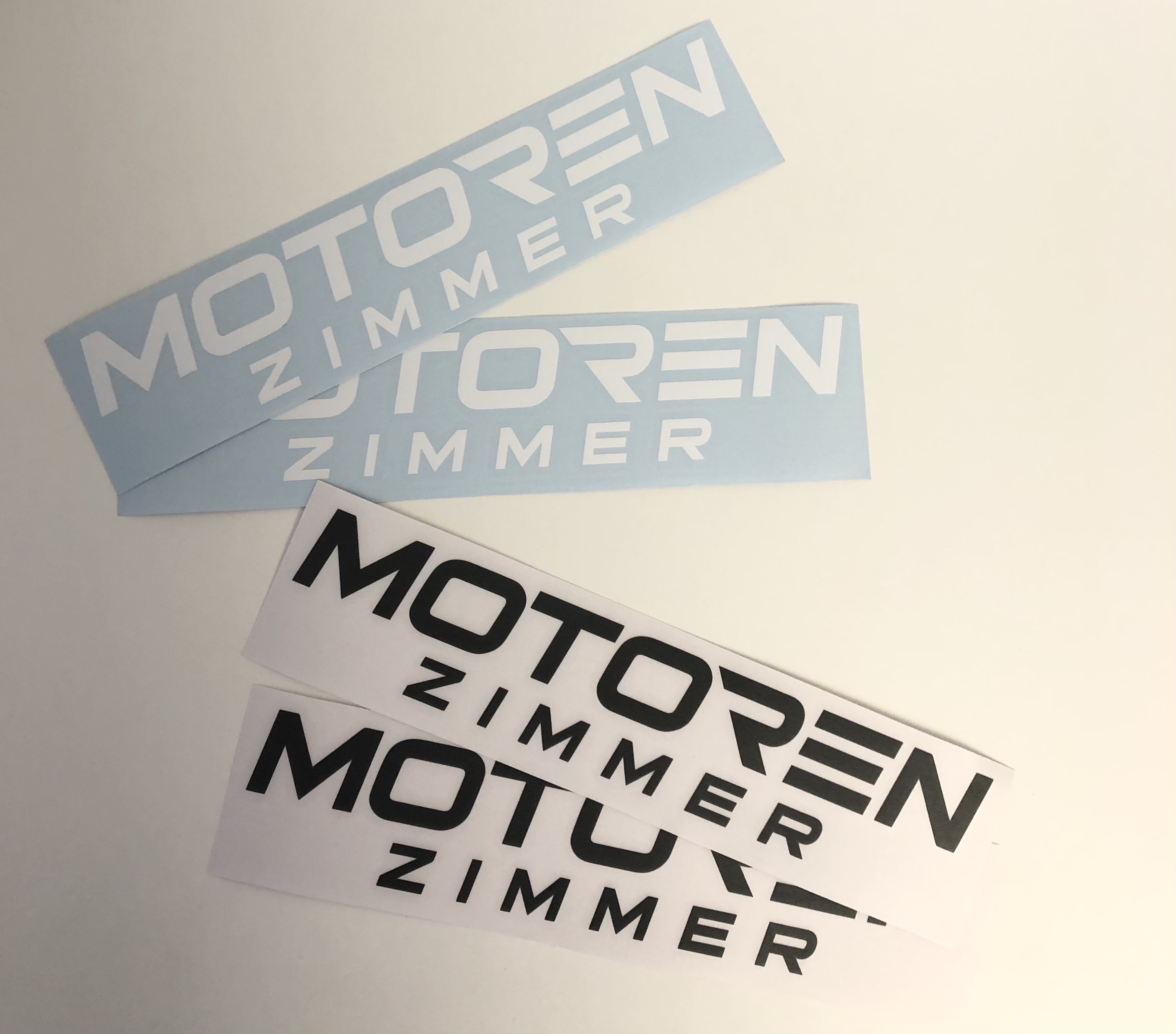 Sticker Paket Schwarz+Weiß "Groß"