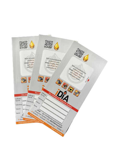 MotorCheckUp 3er Set Öl-Test + 1x Gratis