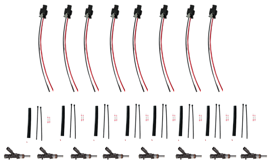 Reparatur-Set M156 M159 8x Kabel + 8x Einspritzdüsen