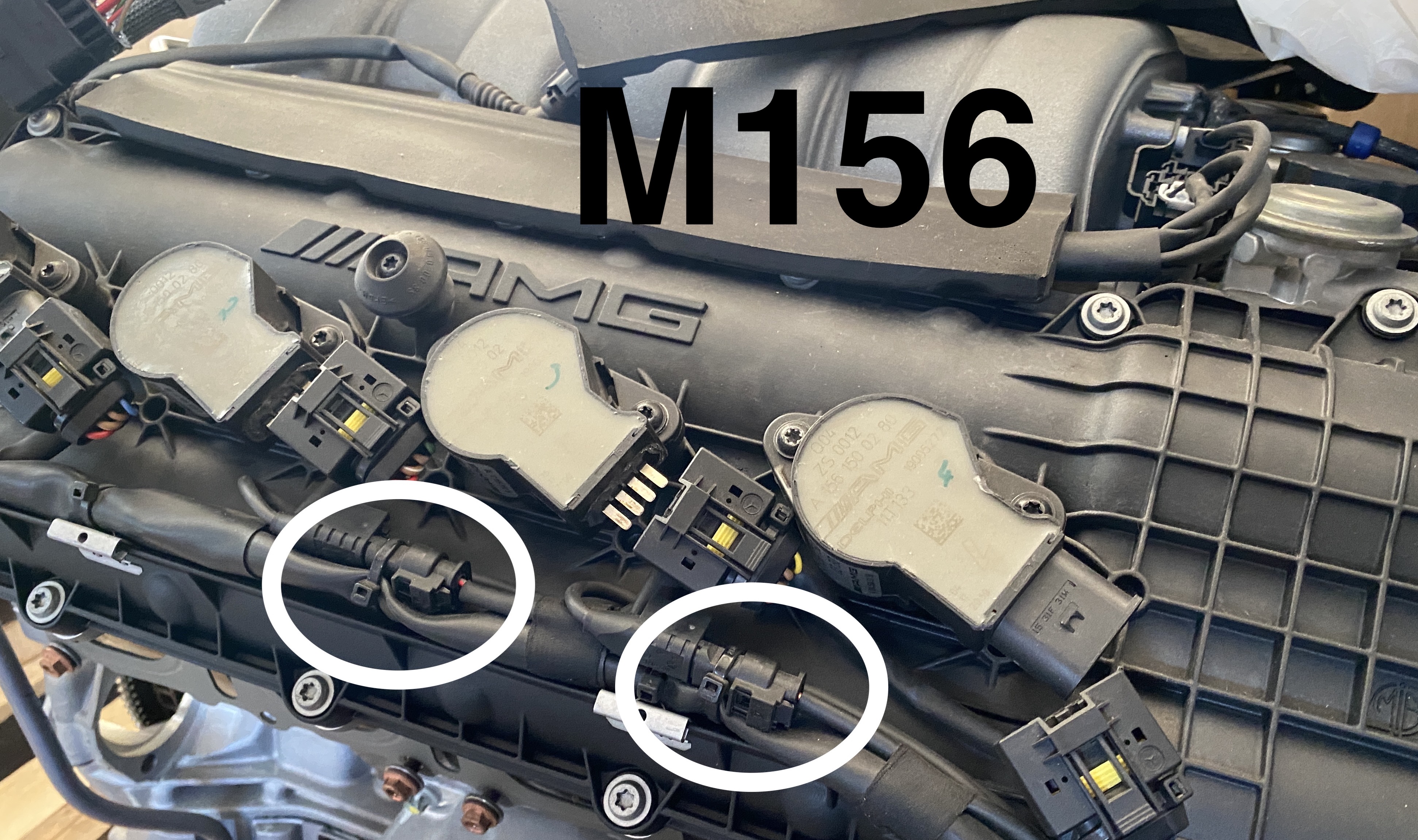 Öl-Stop-Kabel 2 PIN Nockenwellenverstellmagnet, M156, M157, M176, M177, M178, M270, M271, M272, M273