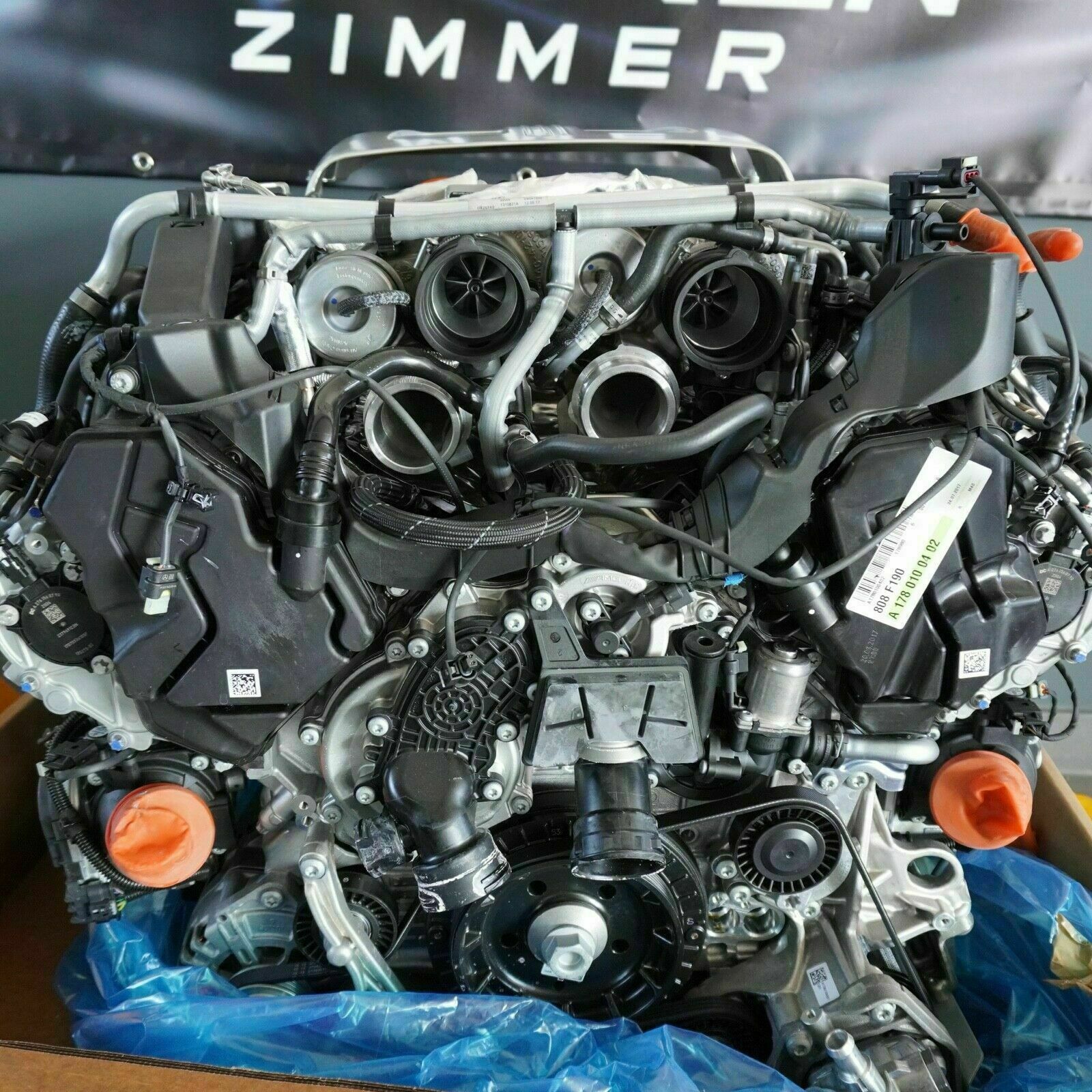 Mercedes M178 4,0 Bi-Turbo AMG GT Motor 178980 c190